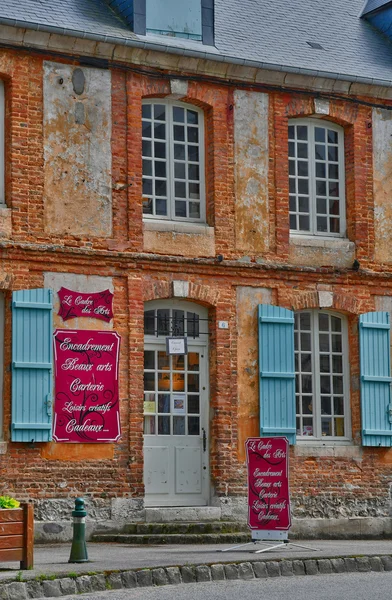 Saint Wandrille Rancon, Francia - 22 de junio de 2016: el pueblo — Foto de Stock