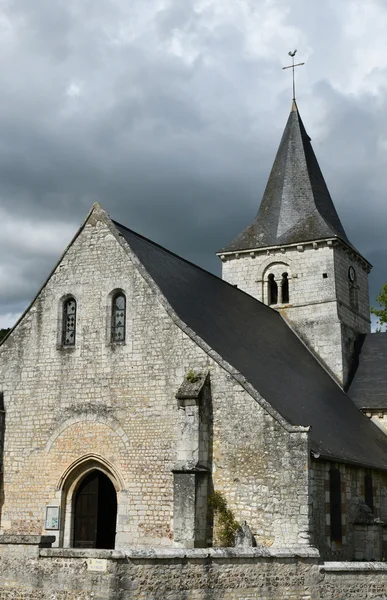 Saint Wandrille Rancon, Franța - 22 iunie 2016: Saint Michel chu — Fotografie, imagine de stoc