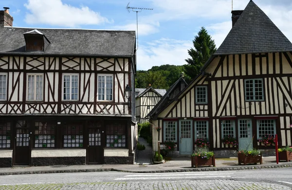 Σεν Wandrille Rancon, Γαλλία - Ιούνιος 2015: το χωριό — Φωτογραφία Αρχείου