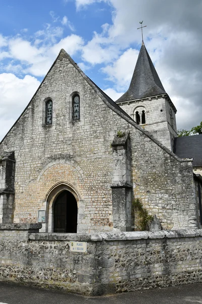 Saint Wandrille Rancon, Francia - 22 de junio de 2016: Saint Michel chu — Foto de Stock