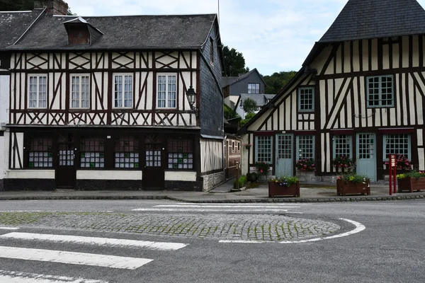 Saint Wandrille Rancon, France - June 22 2016: the village — стоковое фото