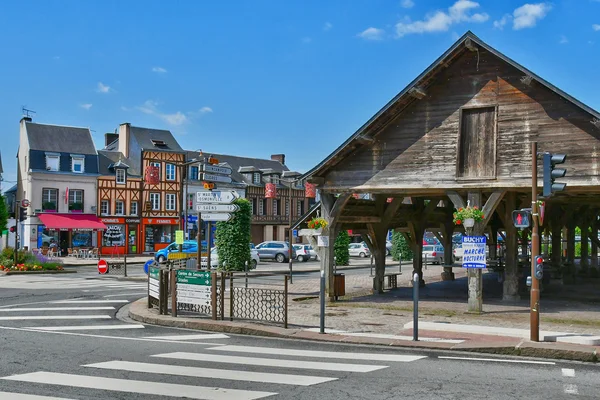 Buchy, França - 23 de junho de 2016: centro da cidade — Fotografia de Stock