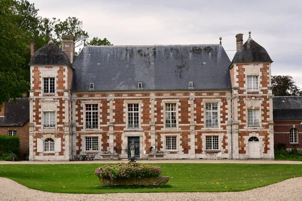 Radepont Frankrike September 2020 Det Pittoreska Slottet Bonnemare Normandie — Stockfoto
