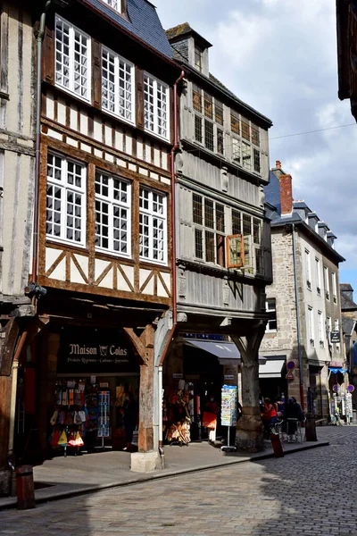 Dinan Frankrijk September 2020 Pittoreske Stad — Stockfoto