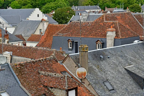 Loches Francia Julio 2020 Pintoresca Ciudad — Foto de Stock