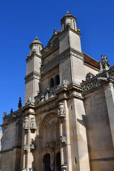 Vetheuil Francie Září 2020 Kostel Notre Dame Malebné Vesnici — Stock fotografie