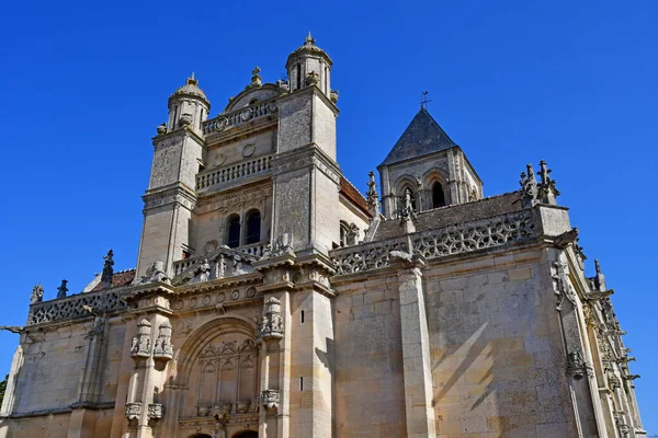 Vetheuil Francie Září 2020 Kostel Notre Dame Malebné Vesnici — Stock fotografie