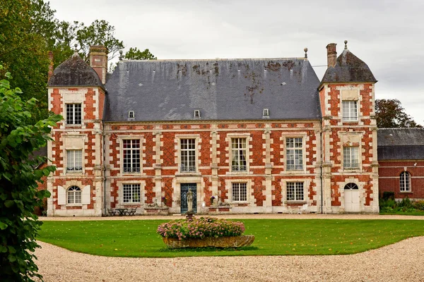 Radepont Francie Září 2020 Malebný Hrad Bonnemare Normandii — Stock fotografie