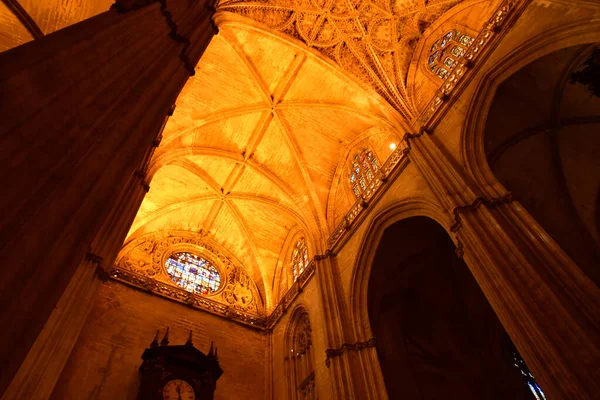 Sevilha Espanha Agosto 2019 Catedral Histórica — Fotografia de Stock