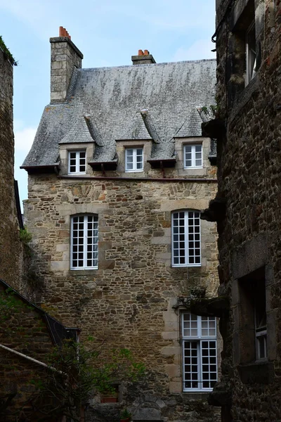 Dinan Frankrijk September 2020 Pittoreske Stad — Stockfoto