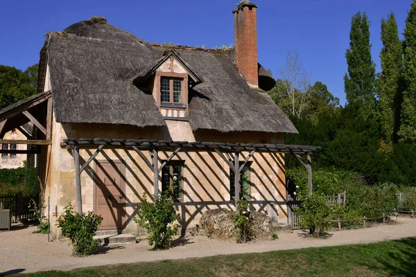 Versailles France Septembre 2020 Hameau Reine Marie Antoinette Dans Parc — Photo