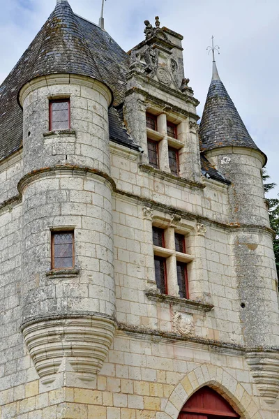 Cere Ronde França Julho 2020 Castelo Medieval Montpoupon — Fotografia de Stock