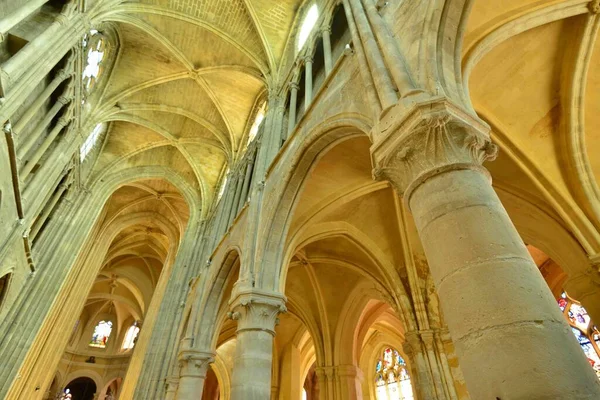 Triel Sur Seine Francia Giugno 2020 Storica Chiesa San Martino — Foto Stock