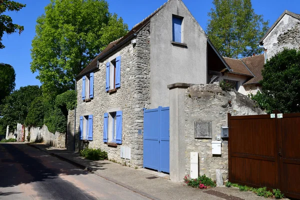 Follainville Dennemont Francia Septiembre 2020 Pintoresco Pueblo — Foto de Stock