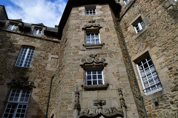 Dinan Francia Settembre 2020 Hotel Des Chevaliers Beaumanoir — Foto Stock