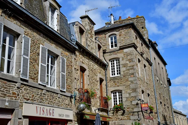 Dinan França Setembro 2020 Pitoresca Cidade — Fotografia de Stock