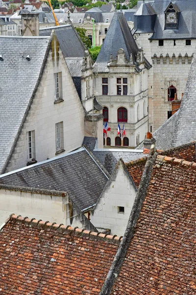 Loches França Julho 2020 Pitoresca Cidade — Fotografia de Stock