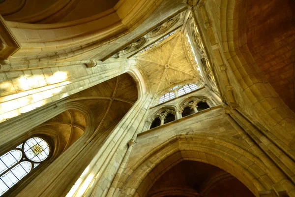Triel Sur Seine Frankrijk Juni 2020 Historische Sint Martinuskerk — Stockfoto
