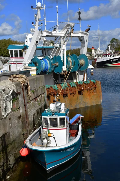 Honfleur Frankrijk Augustus 2020 Boten Haven — Stockfoto