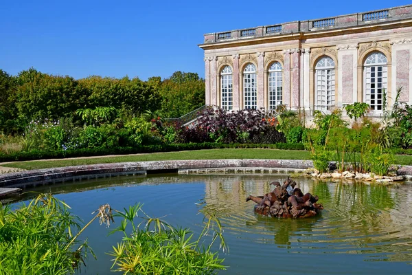 Versalles Francia Septiembre 2020 Jardín Grand Trianon Finca Marie Antoinette — Foto de Stock