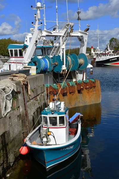 Honfleur Frankreich August 2020 Boote Hafen — Stockfoto