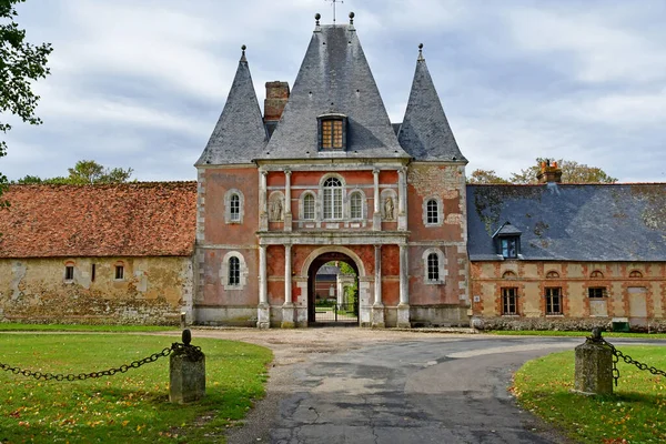 Radepont France September 2020 Picturesque Bonnemare Castle Normandie — Stock Photo, Image