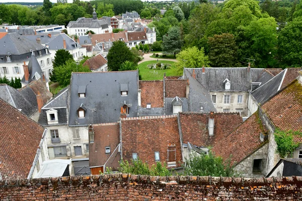 Loches Frankreich Juli 2020 Die Malerische Stadt — Stockfoto