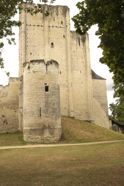 Loches Francia Luglio 2020 Donjon — Foto Stock