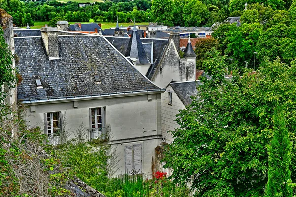 Loches Frankrike Juli 2020 Staden Sommaren — Stockfoto