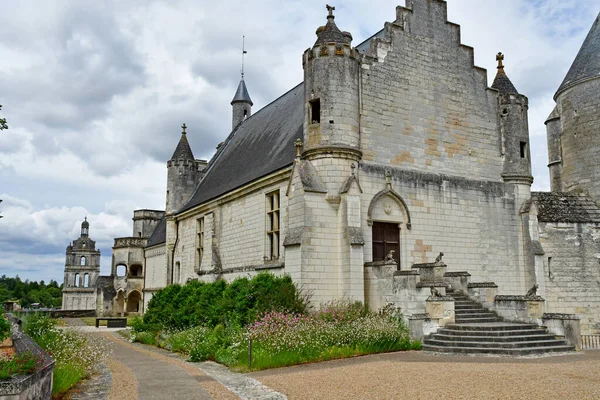 Loches Francja Lipca 2020 Zamek — Zdjęcie stockowe