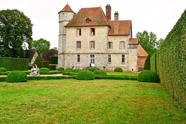 Vascoeuil França Agosto 2020 Castelo Jules Michelet — Fotografia de Stock