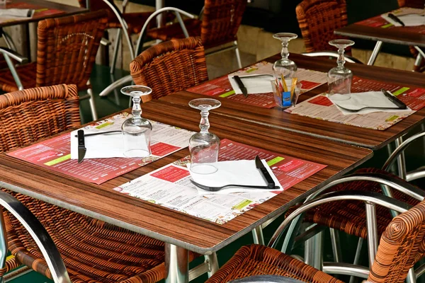 Loches France Juillet 2020 Restaurant — Photo