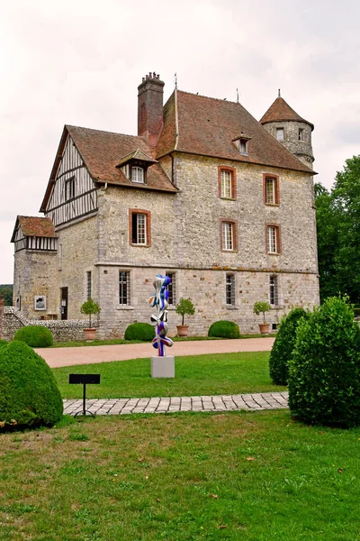 Vascoeuil França Agosto 2020 Castelo Jules Michelet — Fotografia de Stock