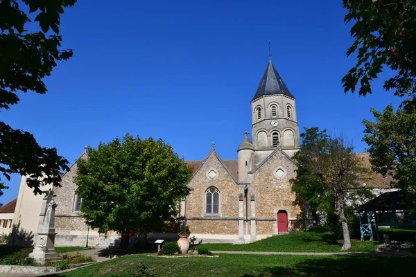 Saint Martin Garenne Francja Wrzesień 2020 Kościół Marcina — Zdjęcie stockowe