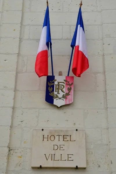 Loches França Julho 2020 Prefeitura — Fotografia de Stock