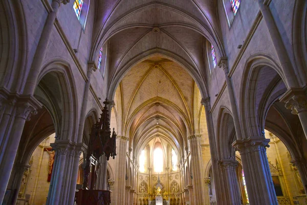 Houlgate Frankrijk Oktober 2020 Neogotische Kerk Saint Aubin — Stockfoto