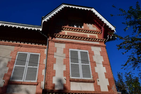 Houlgate France October 2020 Belle Epoque Old House — Stock Photo, Image