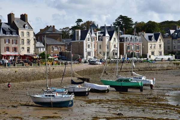 Saint Malo França Setembro 2020 Porto Pitoresco Bairro Saint Servan — Fotografia de Stock