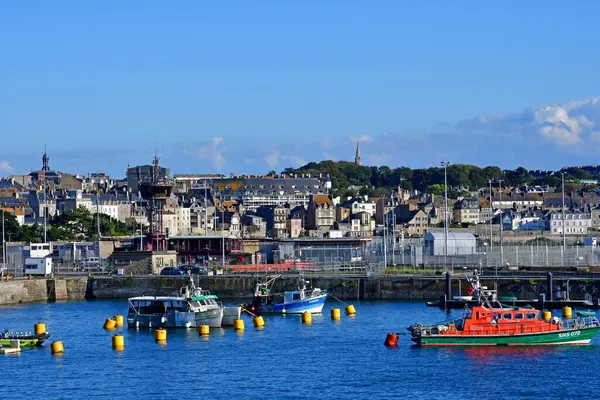 Saint Malo France Sseptember 2020 Picturesque Port — стоковое фото
