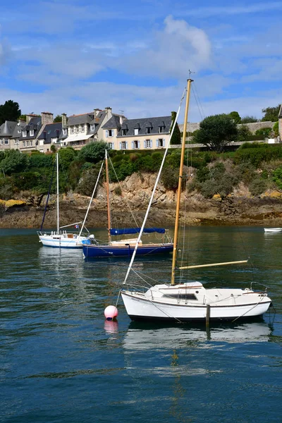 Saint Malo Frankrijk September 2020 Haven Van Pittoreske Wijk Saint — Stockfoto