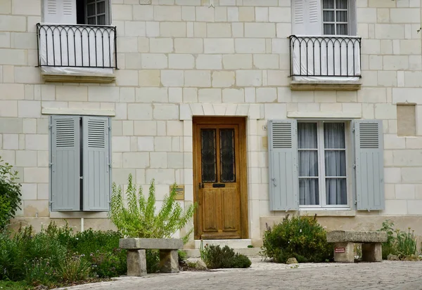 Loches França Julho 2020 Pitoresca Cidade — Fotografia de Stock