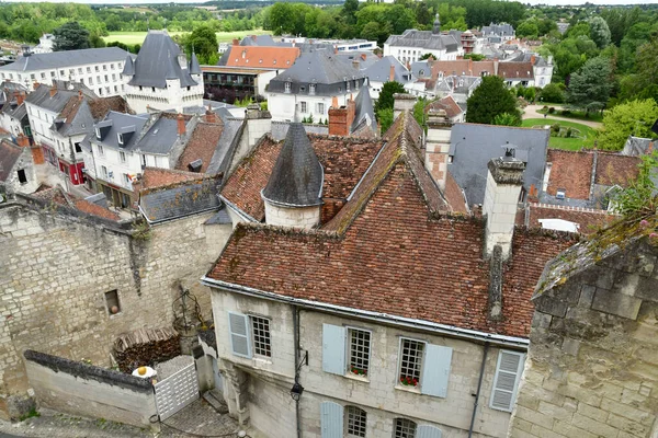 Loches Frankrijk Juli 2020 Pittoreske Stad — Stockfoto