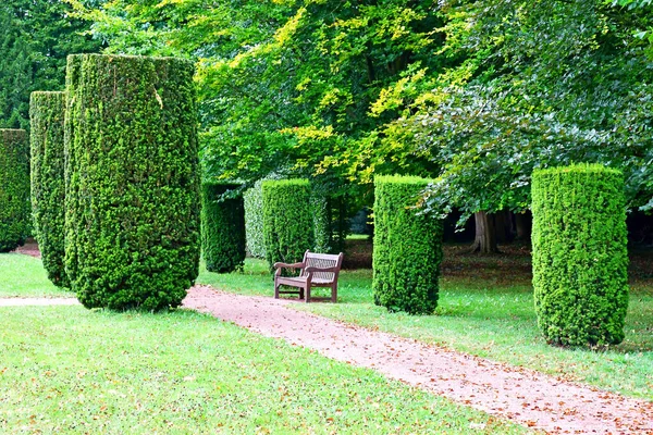 Vascoeuil France August 2020 Formal Garden — Stock Photo, Image