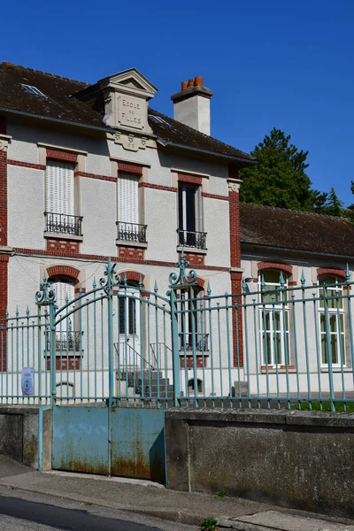 Vetheuil Francia Settembre 2020 Scuola Femminile Nel Pittoresco Villaggio — Foto Stock