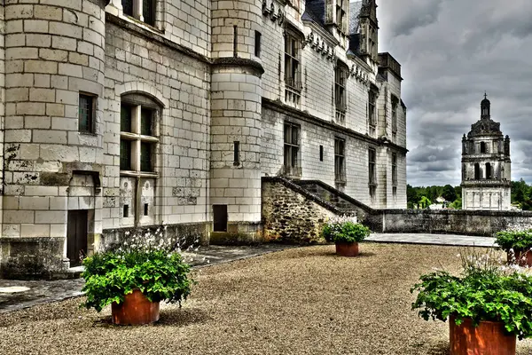 Loches Francja Lipca 2020 Pałac Królewski — Zdjęcie stockowe