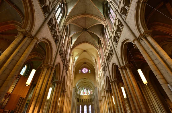 Lyon France April 2016 Saint Jean Cathedral — Stock Photo, Image