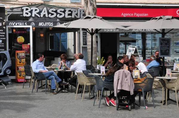 Sanary Sur Mer Francja Kwiecień 2016 Malownicze Miasto Wiosną — Zdjęcie stockowe