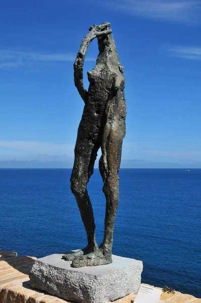 Antibes Francia Aprile 2016 Scultura Nel Museo Picasso — Foto Stock