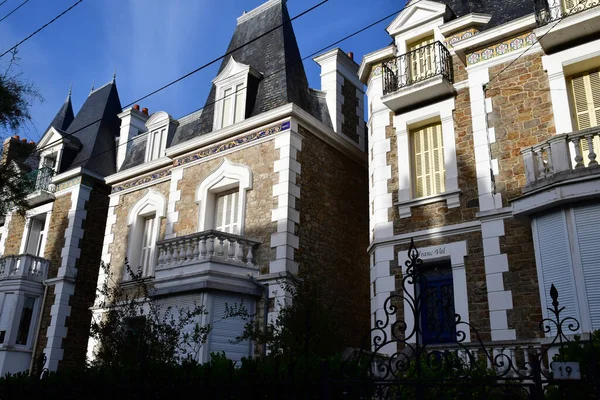 Saint Malo France September 2020 Picturesque House — стокове фото