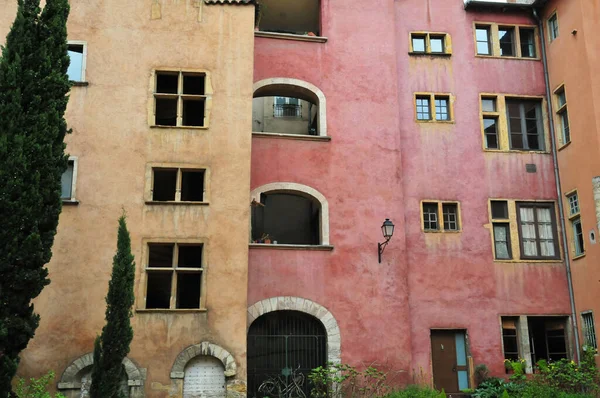 Lyon Frankrijk April 2016 Pittoreske Heilige Jean Het Oude Historische — Stockfoto